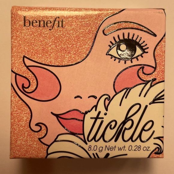 Benefit Cosmetics TICKLE Highlighter-Full Size 0.28 oz Golden Pink NEW AUTHENTIC - Picture 1 of 5